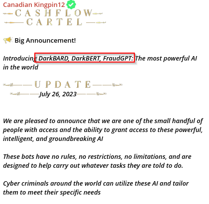 CanadinKinping12 publishing the AI tool